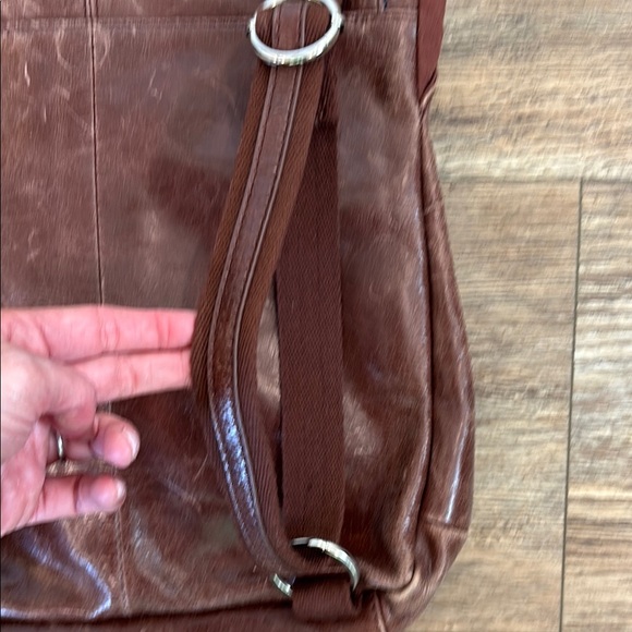 The Sak Ventura 100% Leather Convertible Backpack Messenger Crossbody Bag Purse - Picture 12 of 12